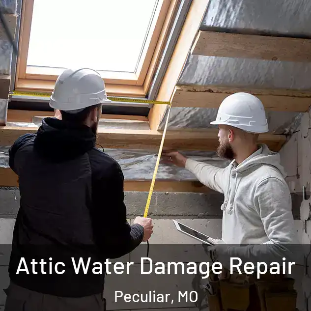  Attic Water Damage Repair Peculiar, MO