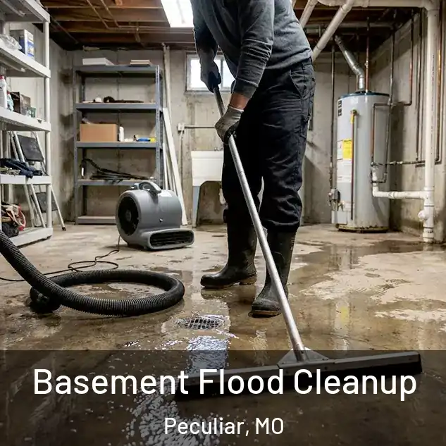  Basement Flood Cleanup Peculiar, MO