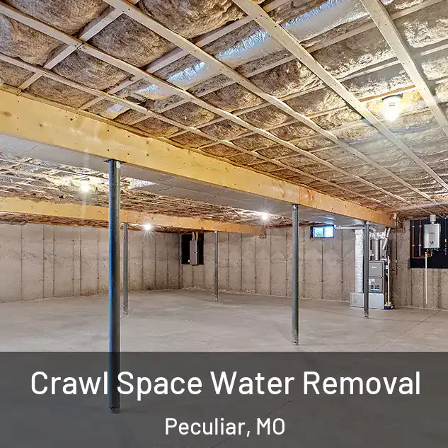  Crawl Space Water Removal Peculiar, MO