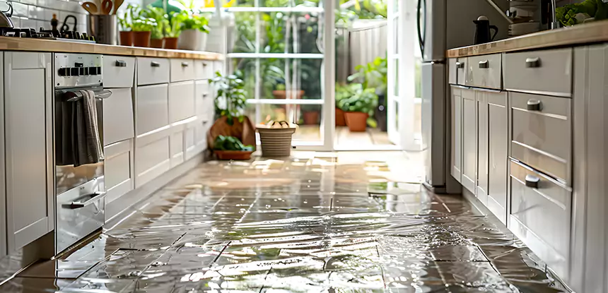 Kitchen Water Mitigation Services in Peculiar