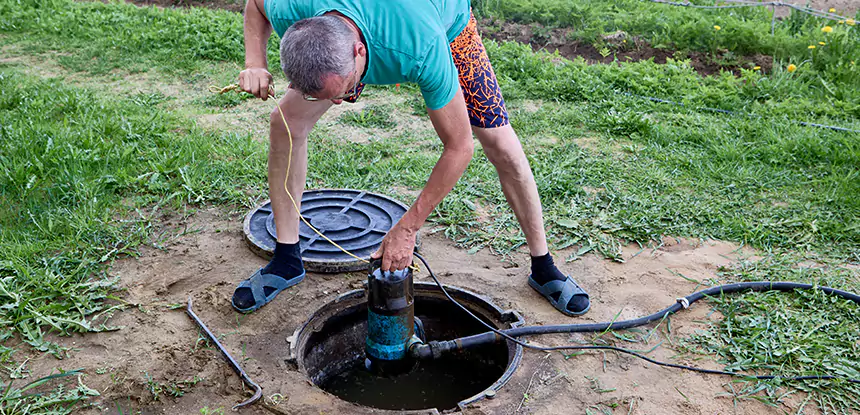 Outdoor Sewage Cleanup in Peculiar