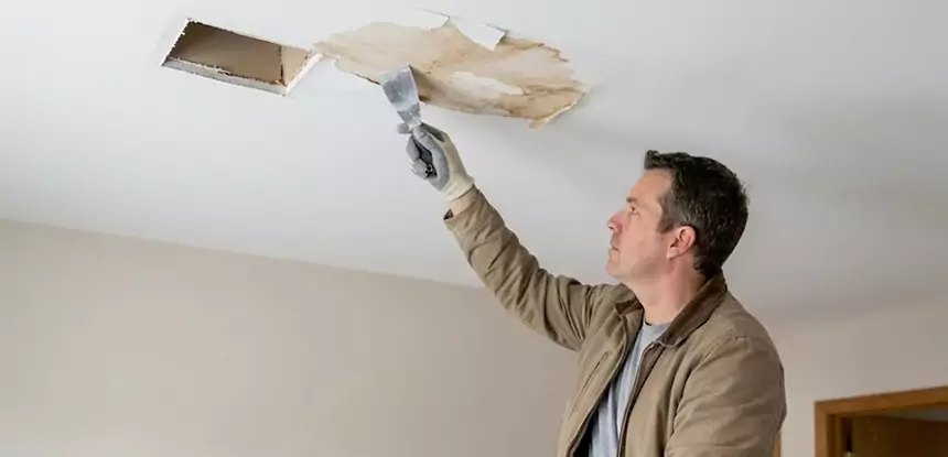 Dry Ceiling After Water Leak in Peculiar