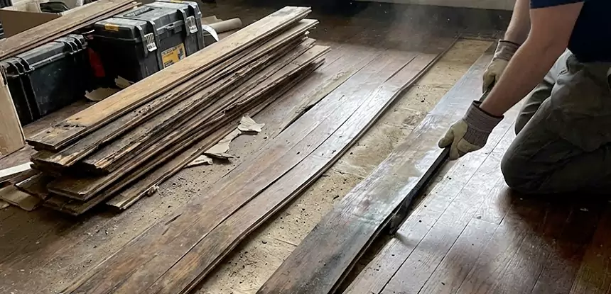 Wood Veneer Water Damage Repair Peculiar