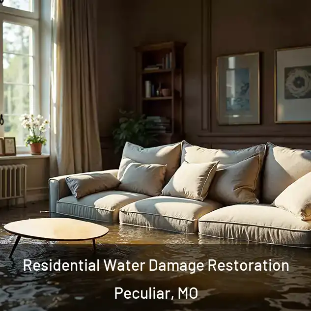  Residential Water Damage Restoration Peculiar, MO