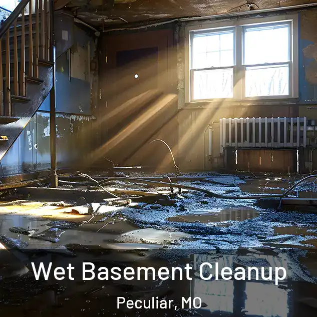  Wet Basement Cleanup Peculiar, MO